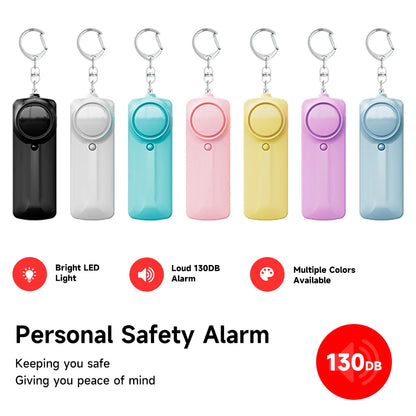 130dB Personal Security Alarm – Self-Defense Keychain for Women, Children, and Elders | Portable Emergency Safety Device