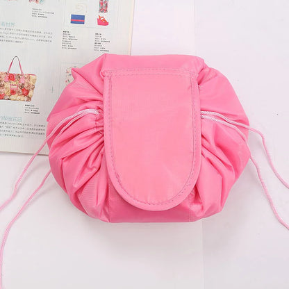 Women’s Drawstring Cosmetic Bag – Travel Makeup Organizer, Waterproof Toiletry Storage Pouch